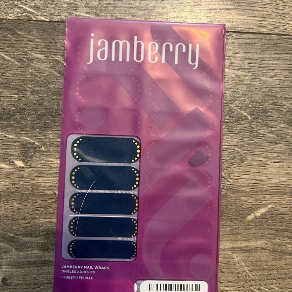 Jambery Nail Wraps 1 Sheet NEW Golden Strand